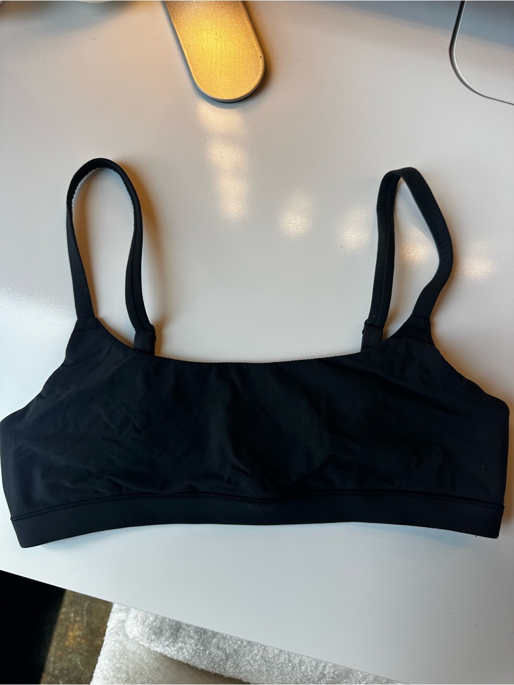 SKIMS Fits Everybody Scoop Bralette Onyx